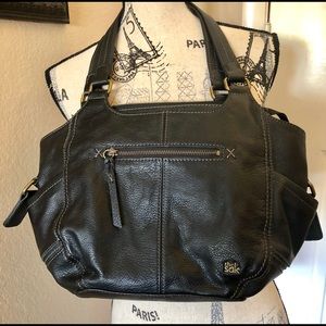 Black leather purse, like new